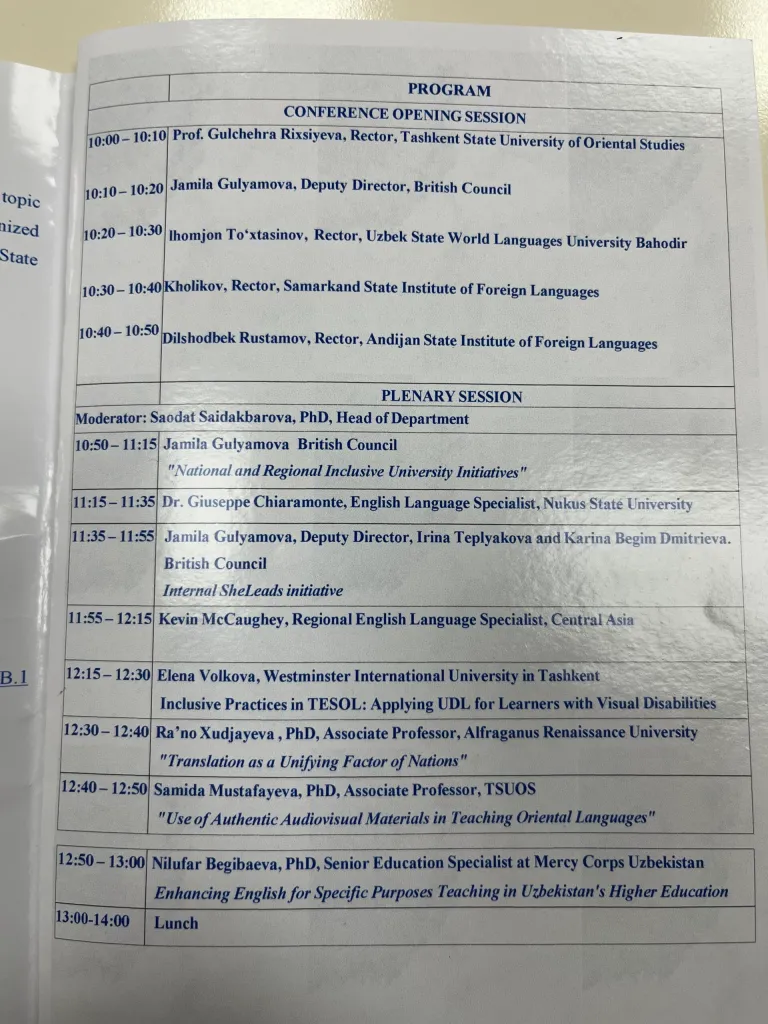 Oriental studies conference four