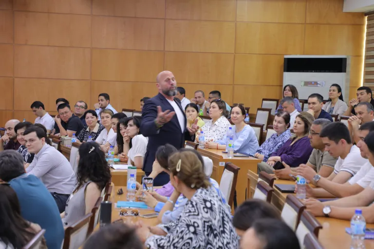 Business negotiation workshop participants