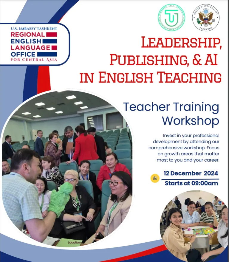 Workshop schedule poster
